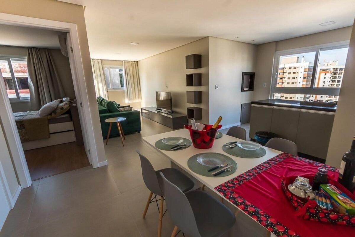 Dallas Apartamentos Na Via Gastronomica-Estacionamento-Amplos E Equipados-Wifi Bento Goncalves Bagian luar foto