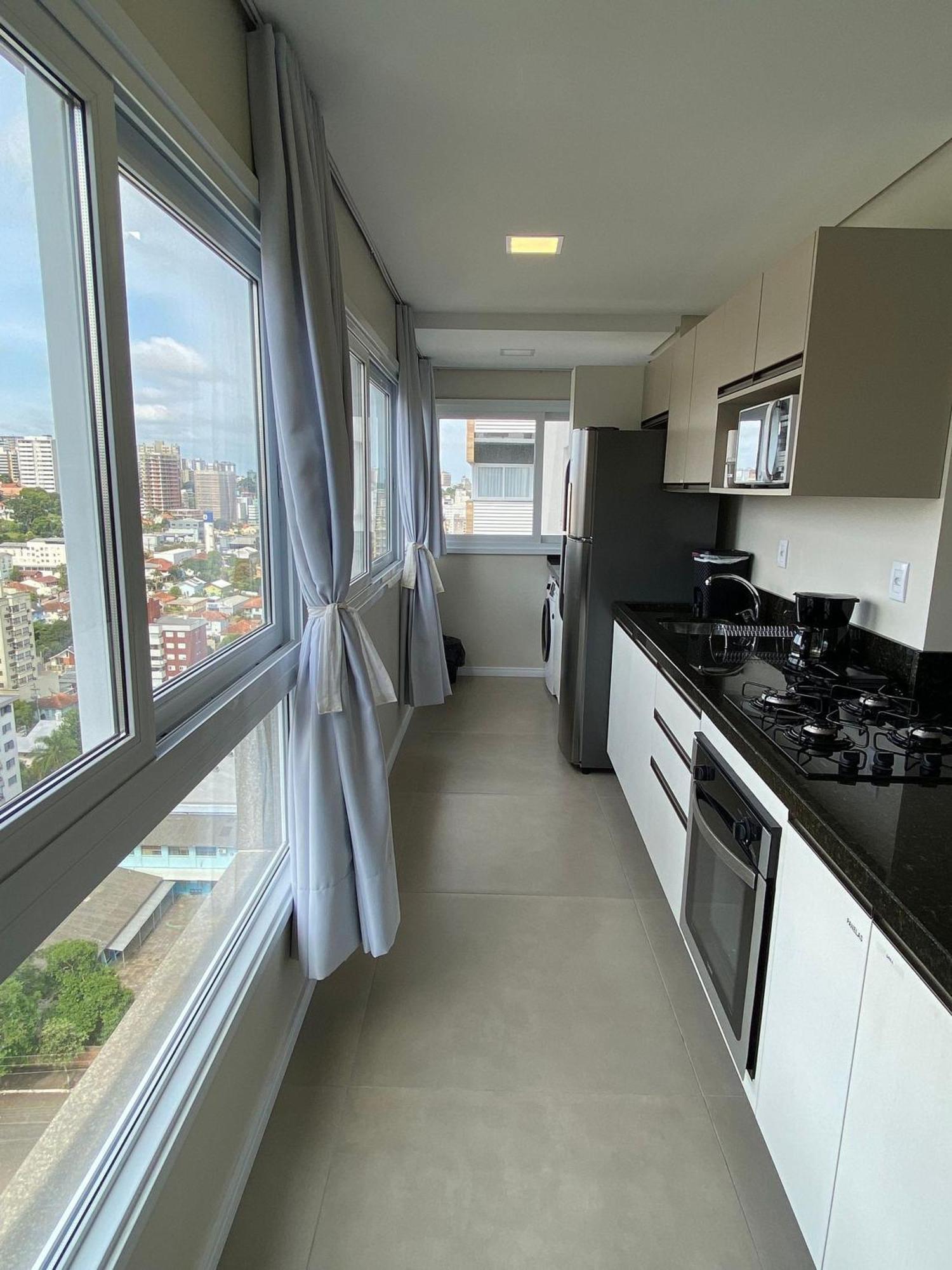 Dallas Apartamentos Na Via Gastronomica-Estacionamento-Amplos E Equipados-Wifi Bento Goncalves Bagian luar foto